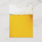 Bier-Visitenkarte Visitenkarte (Rückseite)