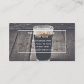 Bier-Visitenkarte Visitenkarte (Vorderseite)