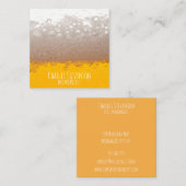 Bier-Visitenkarten Quadratische Visitenkarte (Vorne/Hinten)