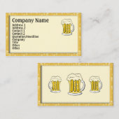 Bier-Visitenkarten Visitenkarte (Vorne/Hinten)