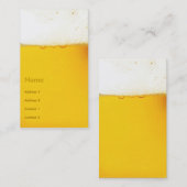 Bier-Visitenkarten Visitenkarte (Vorne/Hinten)