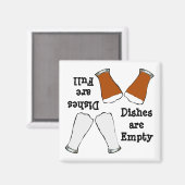 Bier Vollleere Geschirrspülmaschine Magnet (Vorderseite/Rückseite)