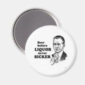 BIER VOR LIQUOR MAGNET (Vorderseite/Rückseite)