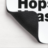 Bier = Wasser & Malt & Hopfen & Hefe. Mousepad (Ecke)