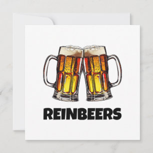 Bier Weihnacht Reinbeers Einladung