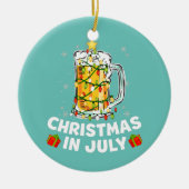 Bier Weihnachten Baum Weihnachten im Juli Sommer Keramik Ornament (Vorne)
