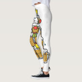 Bier Weihnachtsbaum Xmas Brew Vater Männer Leggings (Links)