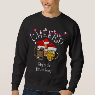 Bier-Weihnachtsmann-Weihnachten Sweatshirt