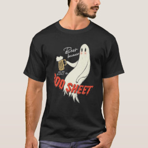 Bier, weil 2021 ist Boo Sheet Funny Boo Ghost Hal T-Shirt