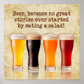 "Bier... weil.. Poster (Vorne)