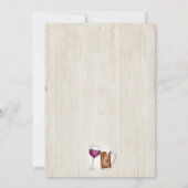 Bier & Wein Sip and See Housewarming Party Einladung (Rückseite)