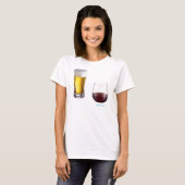 Bier-Wein T-Shirt (Vorne ganz)