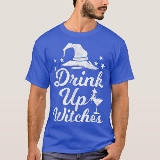 Bier Wein trinken Wein Lover trinken Hexen Hal T-Shirt