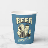 Bier: Weiße Typ tanzen seit Pappbecher (Rückseite)