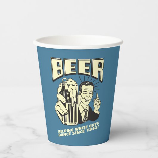 Bier: Weiße Typ tanzen seit Pappbecher (Vorderseite)