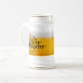Bier Whisperer Beer Stein Bierglas (Vorderseite Links)