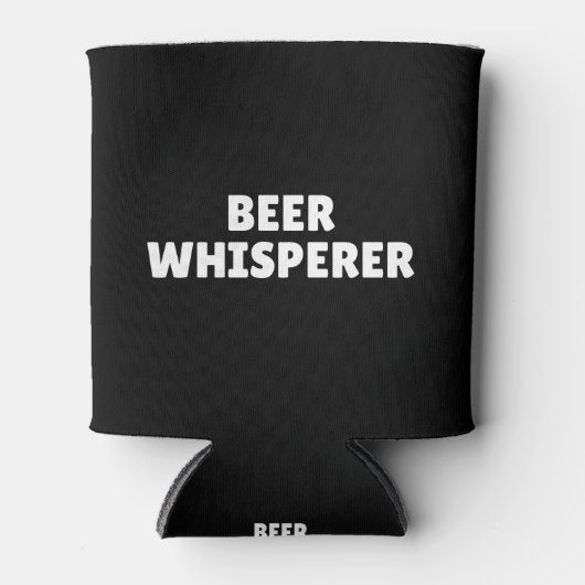 Bier Whisperer Dosenkühler (Vorderseite)