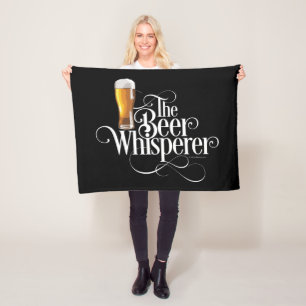 Bier Whisperer (Gold) Fleece Blanket