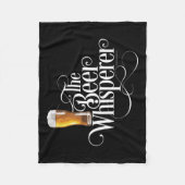 Bier Whisperer (Gold) Fleece Blanket (Vorderseite)