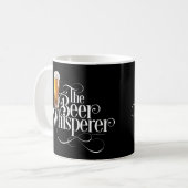 Bier Whisperer (Gold) Kaffeepause Tasse (Vorderseite Links)