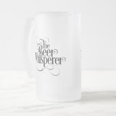 Bier Whisperer Mattglas Bierglas (Vorderseite Links)