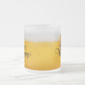 Bier Whisperer Mattiert Glass Kaffee Tasse (Mittel)