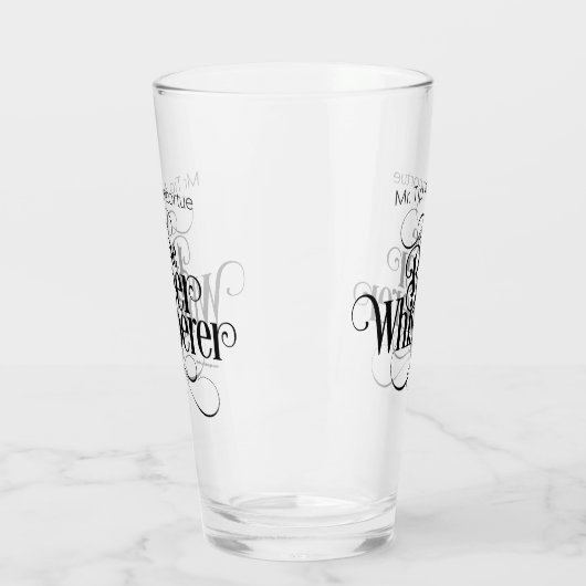 Bier Whisperer (personalisiert) Glas (Links)