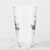 Bier Whisperer (personalisiert) Glas (Rechts)