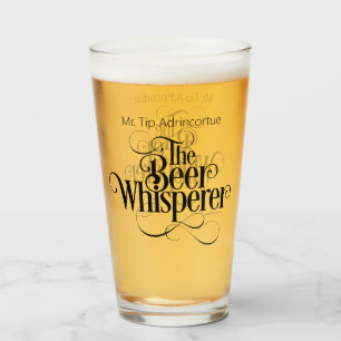 Bier Whisperer (personalisiert) Glas