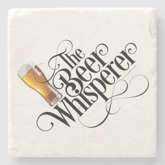 Bier Whisperer Stone Untersetzer (Vorderseite)