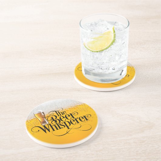 Bier Whisperer Untersetzer (Seite)