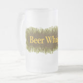 Bier Whispertext Mattglas Bierglas (Vorderseite Links)
