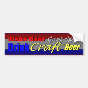 Bier wieder groß machen 2 autoaufkleber