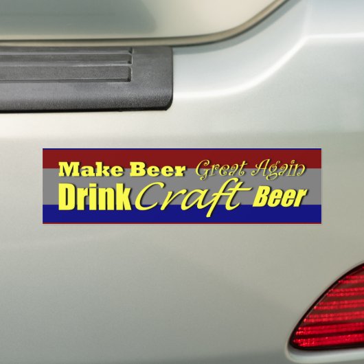 Bier wieder groß machen 3 autoaufkleber (Auf Auto)