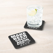 Bier wieder großartig machen getränkeuntersetzer (Rechte Seite)