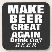 Bier wieder großartig machen getränkeuntersetzer (Vorderseite)