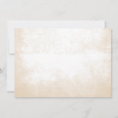 Bier Wings Fußball Rustikale Game Day-Party Einladung (Rückseite)