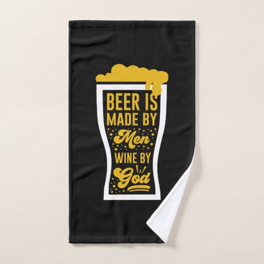 Bier wird von Männern hergestellt Handtuch (Handtuch)