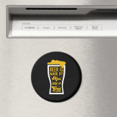 Bier wird von Männern hergestellt Magnet (In Situ (Geschirrspüler))