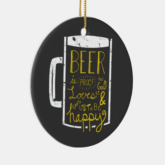 Bier Wisdom Keramikornament (Rechts)