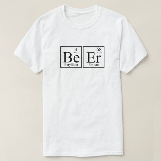 Bier-Wissenschaft T-Shirt (Design vorne)