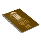 Bier with Me Notebook Notizblock (Rechte Seite)