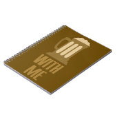 Bier with Me Notebook Notizblock (Linke Seite)