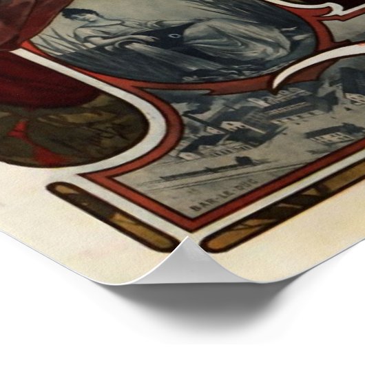 Bier Woman Poster (Ecke)