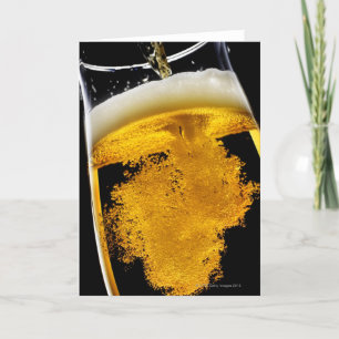 Bier wurde in Glas gegossen, Studio-Aufnahme Karte