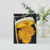 Bier wurde in Glas gegossen, Studio-Aufnahme Postkarte (Stehend Vorderseite)