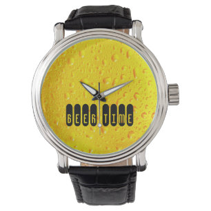 Bier-Zeit-neue Tropfen Armbanduhr