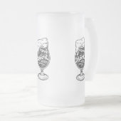 Bier Zitat Mattierte Glas Bier Tasse (VorderseiteRechts)