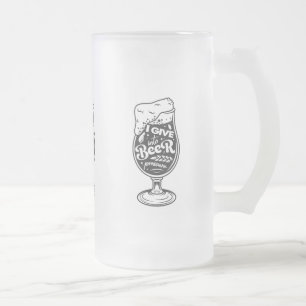 Bier Zitat Mattierte Glas Bier Tasse