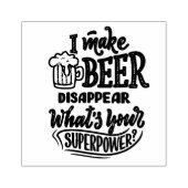 Bier-Zitat verschwinden Gummistempel (Prägung)